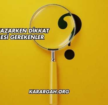Blog Yazarken Dikkat Edilmesi Gerekenler