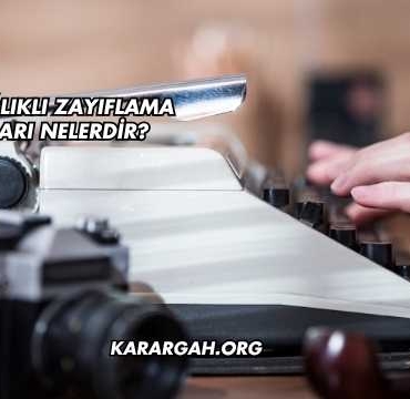 En Sağlıklı Zayıflama Yolları Nelerdir?