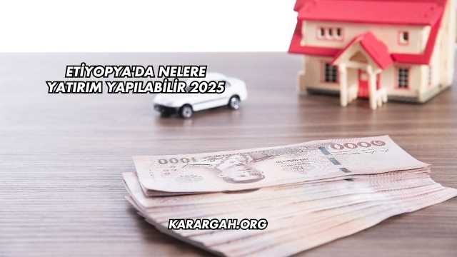 Etiyopya'da Nelere Yatırım Yapılabilir 2025