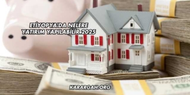 Etiyopya'da Nelere Yatırım Yapılabilir 2025