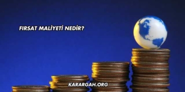 Fırsat Maliyeti Nedir?