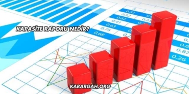 Kapasite Raporu Nedir?