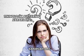 Teknolojik Aletlerin Zararları